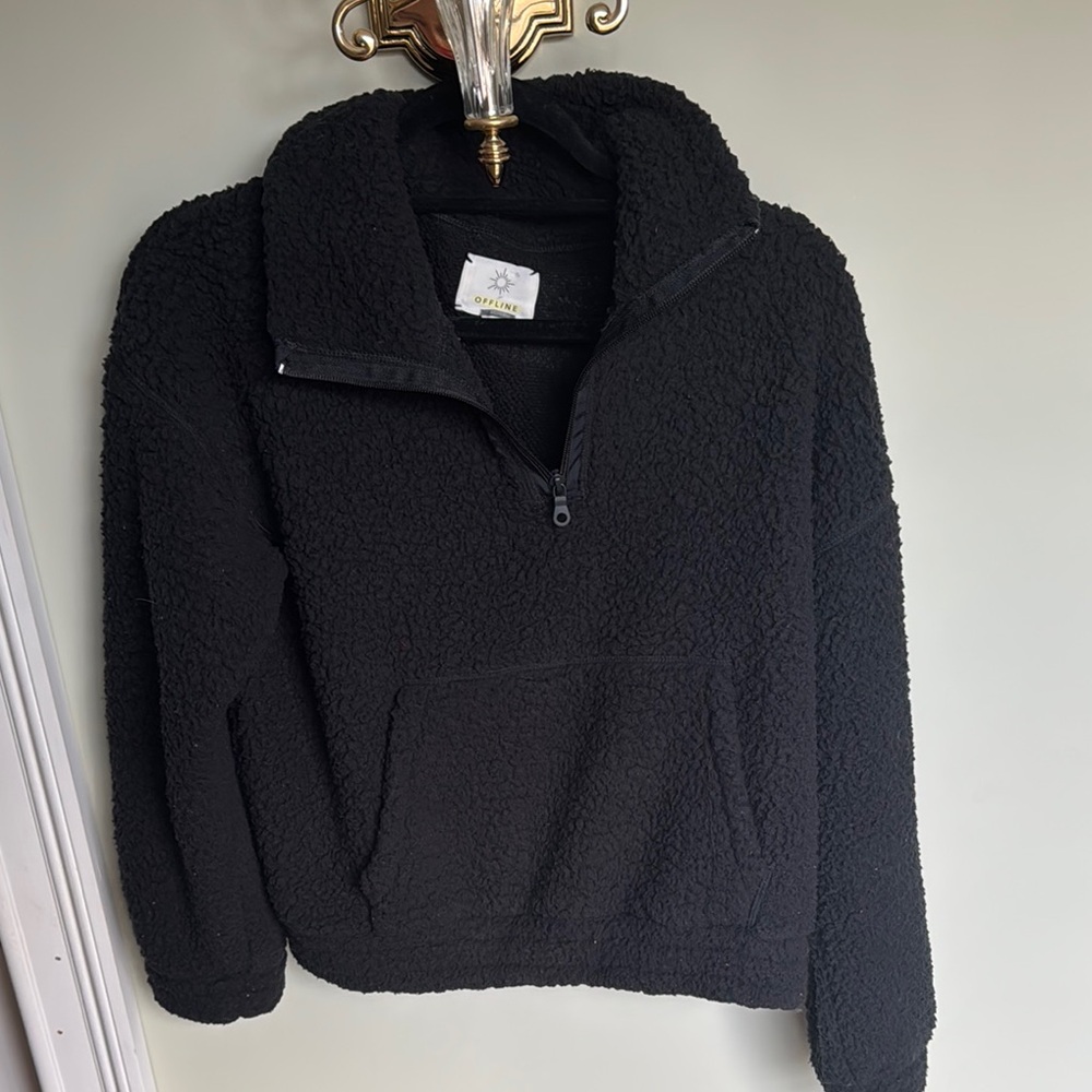 Aerie Sherpa Quarter Zip